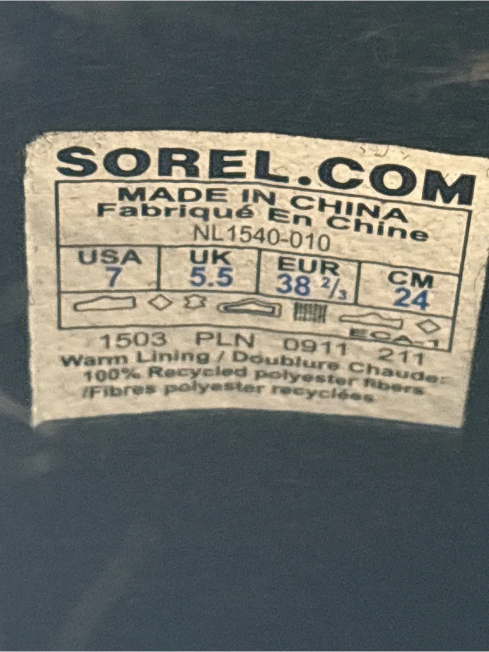 Sorel Joan of Arctic Boots Black Sz 7